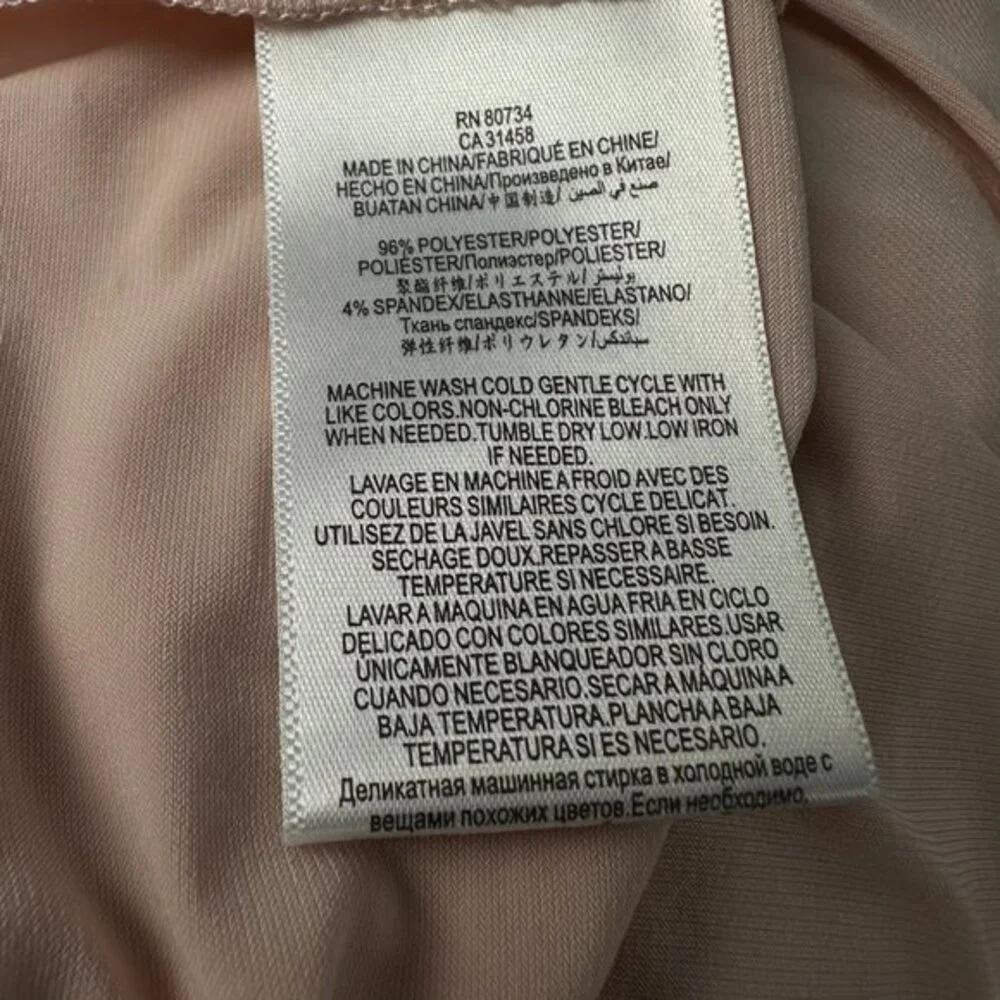 BCBGeneration Sleeveless‎ Halter  Mini Sheath Dress, Size Small, Rose Smoke - Picture 7 of 8